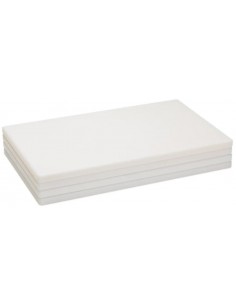 Polyethylene cutters - White color - Without channel -... 2