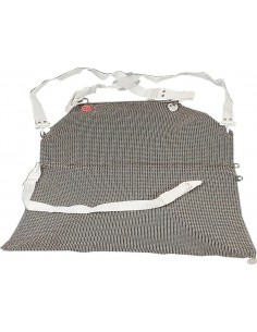 Grembiule antinfortunistico in maglia inox da cm 55 x 60 2