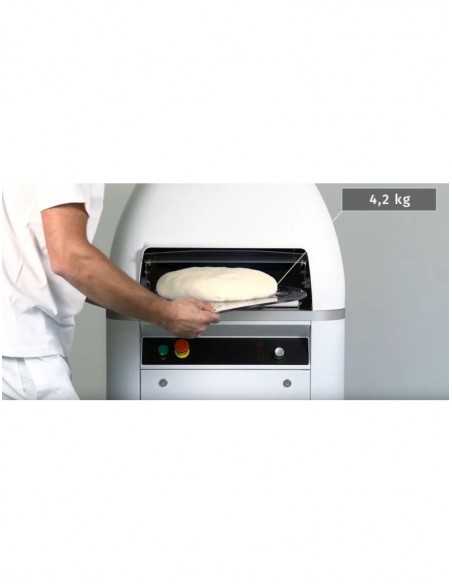 Spezzatrice arrotondatrice automatica -  18 divisioni 120/280 gr. - 3 piastre incluse - cm 66 x 70 x 145h