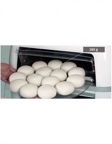 Spezzatrice arrotondatrice automatica - 22 divisioni 60/220 gr. - 3 piastre incluse - cm 66 x 70 x 145 h