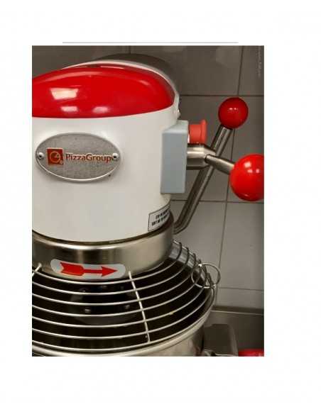 Impastatrice planetaria - Capacità impasto Kg 5 - Capacità vasca litri 20 - Potenza 1.1 kW - cm 54 x 49 x 78h