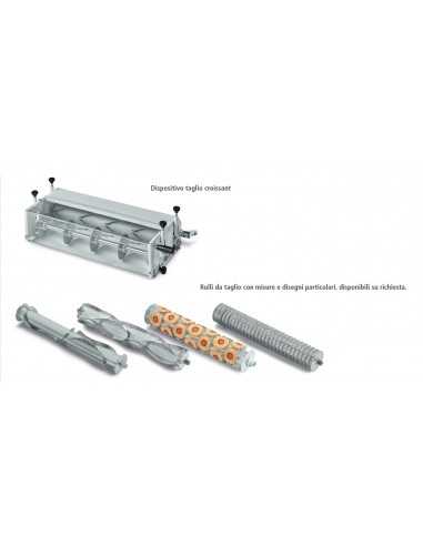 Manual dough sheeter -130 cm shelves - 60 cm...