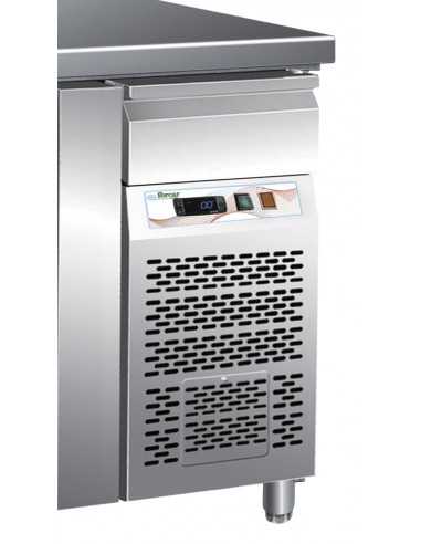 Pizza counter 2 doors and drawers - cm 202.5 x 80 x 100 h