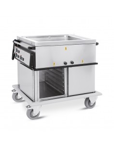 Thermal cupboard trolley - Single tank - No. 2 hot... 2