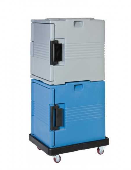 Isothermal container for Gastronorm containers H mm 20 / 65 / 100 / 150 - Stackable - cm 46 x 61 x 65 h
