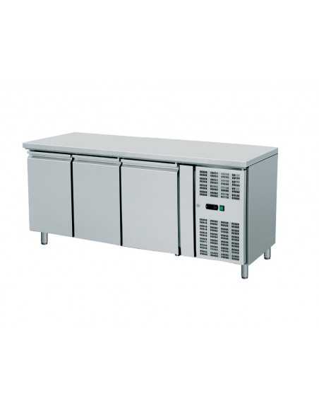 Mesa refrigerada - Capacidad lt 417 - Temperatura -18 -22°C - cm 179,5 x 70 x 85h