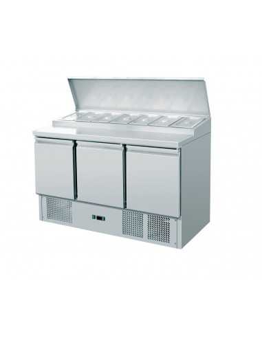 Saladette refrigerada - N.3 puertas - Capacidad...