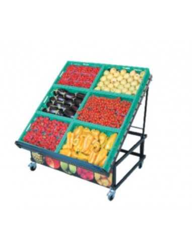 Espositore ortofrutta - Struttura in tubolare...