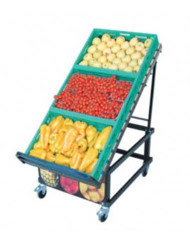 Espositore ortofrutta - Struttura in tubolare...