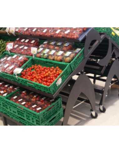 Espositore basculante ortofrutta - Struttura in...