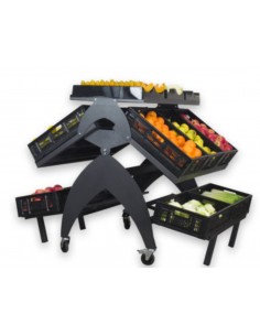 Espositore ortofrutta - Acciaio verniciato - Esposizione... 2