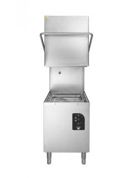Lavastoviglie a capote - Altezza utile 45 cm - Senza pompa - Cesto cm 50 x 50 - cm 72.4 x 81.8 x 152.9/201h
