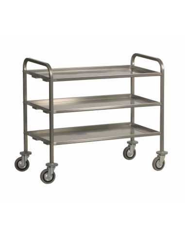 Service trolley for heavy transport - Stainless...