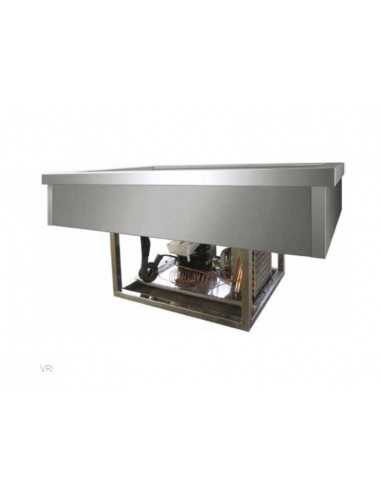 Vasca refrigerata da incasso - Acciaio inox...