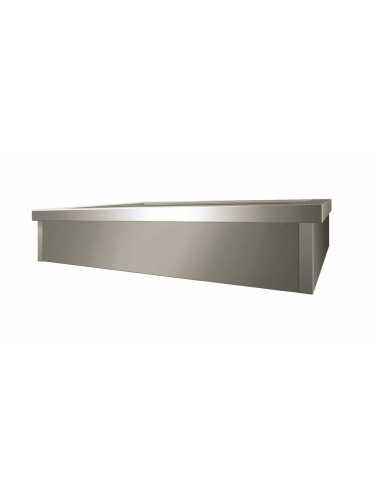 Recessed thermal bath - 3 basins - Acciaio inox...