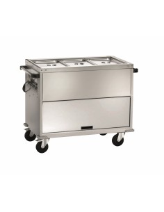 Bathroom thermal trolley - 3 tanks - Differentiated...