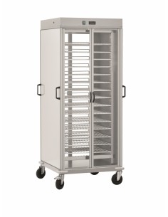 Locked plate trolley - 4 opening doors - Structure of...