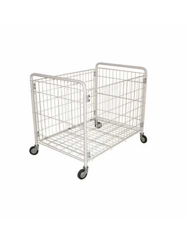Cesta plegable plastificada - estructura de...