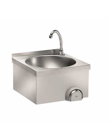 Column hand washers - stainless steel - Knee...