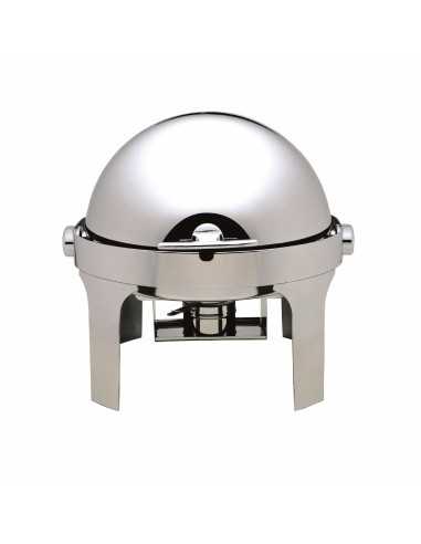 Chafing dish tondo - Con coperchio roll top...