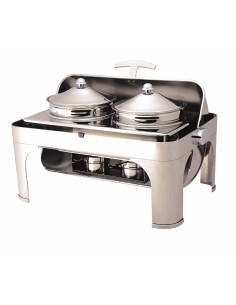 Chafing dish - Batería de cocina de lt 4.6 - Acero...
