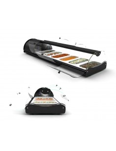 Espositore vetrina calda - Temperatura +30°C/+70°C -... 2