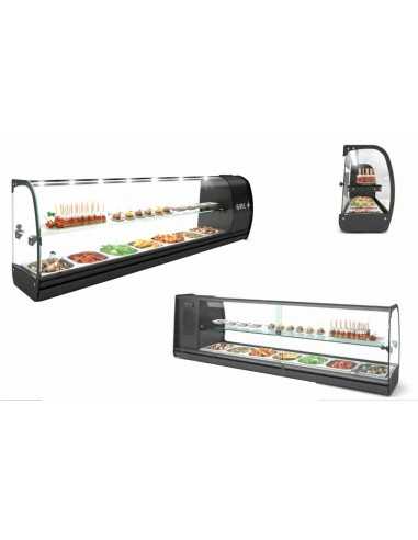 Vitrina refrigerada para sushi - Temperatura...