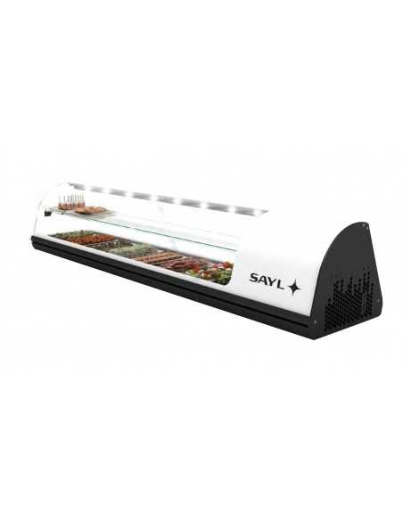 Vetrina refrigerata -  Temperatura +2°/+6°C - Contenitori n°4 x GN 1/3  - Cm  108.5 x 39.5 x 36 h