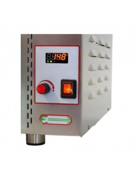 Horno eléctrico para pizzas - N. 1 cámara - Suelo refractario - Digital - cm 62 x 45 x 31 h