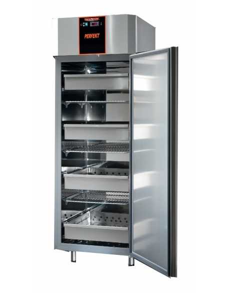Armadio frigorifero - Acciaio inox - 1 porta - Temp. -18/-22°C - Ventilato - Capacità lt 700 - cm 71 x 80 x 203 h