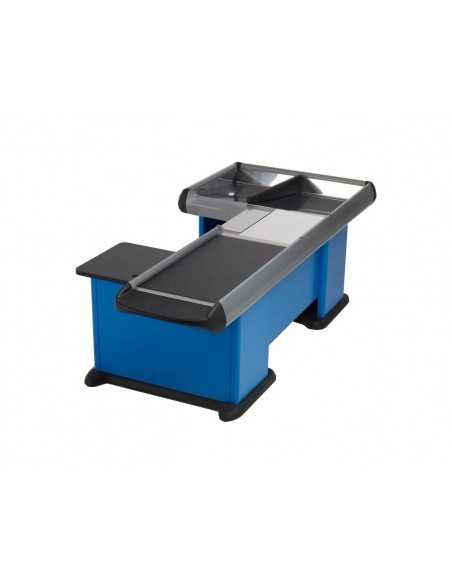 Caja - Doble cubeta con separador - Cinta transportadora - Cajón de servicio - cm 356,4 x 117,2 x 88,5 h