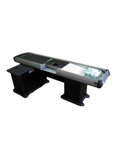 Straight cash desk - Single bowl - Conveyor belt - cm... 2