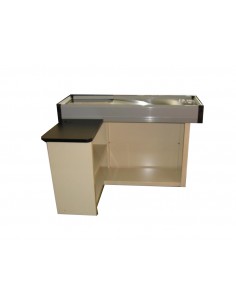 Mostrador de caja estático - Superficie de acero... 2