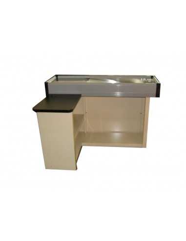 Static cash counter - Stainless steel surface -...