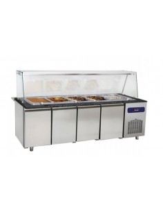 Preparation desk - Heated - Four doors - Temp....