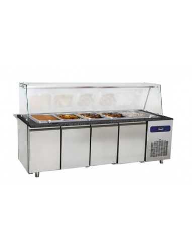 Preparation desk - Heated - Four doors - Temp....