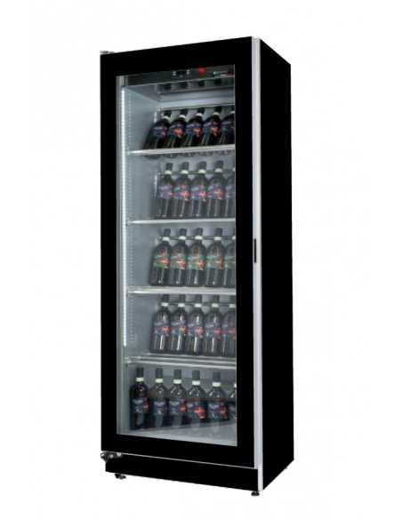 Expositor para vino - Temperatura única: +2°C/ +18°C - Capacidad Lt. 500 - cm 81 x 52 x 190h
