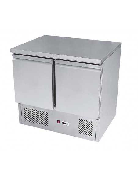 Saladette refrigerada con 2 puertas - cm 90 x 70 x 94,3 h