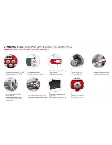 Vacuum packaging machine - 45 cm sealing bar -...