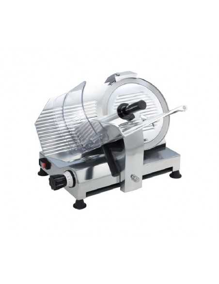 Affettatrice professionale - Lama cromata mm 250 - Affilatoio fisso - Monofase - cm 44 x 53 x 37.5 h