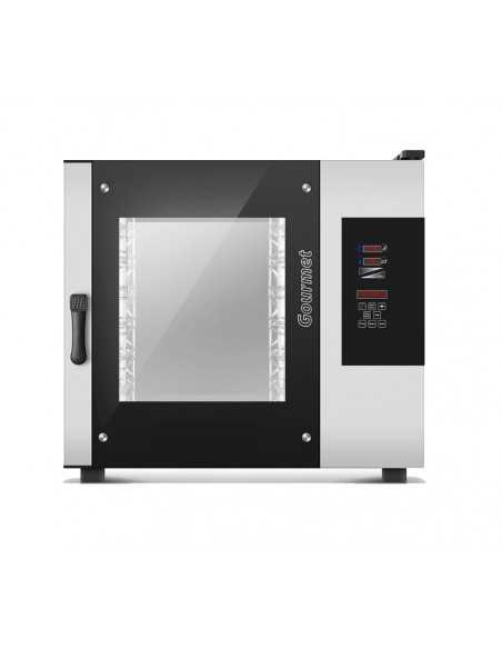 Horno de convección y vapor - Eléctrico - Digital - Bandejas n.12 x GN 1/1 o n.6 x GN 2/1 - cm 92 x 92 x 83 h