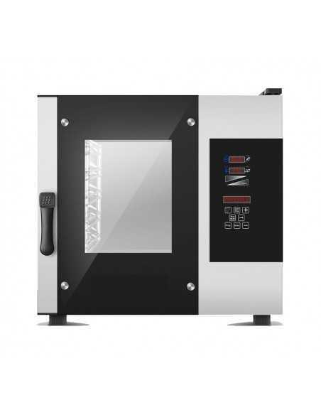 Forno a convenzione e vapore - Elettrico - Comandi digitali - N.4 x cm 46 x 33 - cm 62.2 x 75 x 61.4h