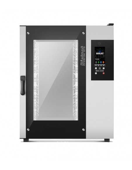 Forno a convenzione e vapore - A gas - Touch screen - N. 10 x cm 40 x 60/46x66 - cm 85 x 93 x 126 h
