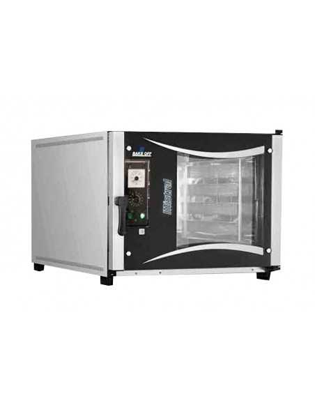Forno a convenzione e vapore - Elettrico - Manuale - Capacità n.5x cm 40x80/76x46 - cm 80 x 130 x 67h