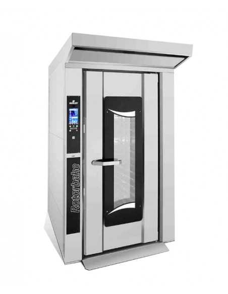 Forno a carrello rotante - Elettrico - Touch screen - N.15x cm 40x60/40x80/66x46 - cm 115 x 139 x 232h