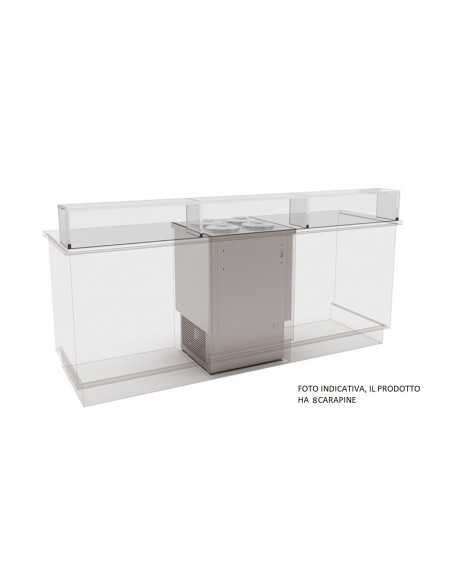 Conservator - Capacity 8 carapine of 7.5 liters - Built-in - Cm 96.5 x 64.6 x 100 h