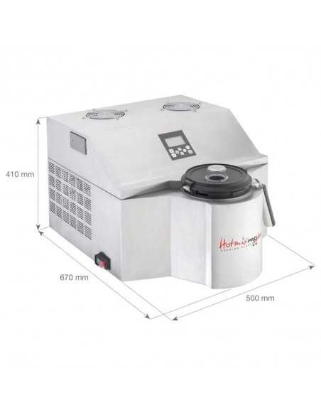 Cutter sistema cottura e refrigerazione - Capacità litri 2 - Cottura 190°C - Raffreddamento -24°C - cm 50 x 67 x 41 h
