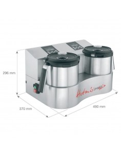 Cutter cooking system - Capacity liters 2 x 2 -...