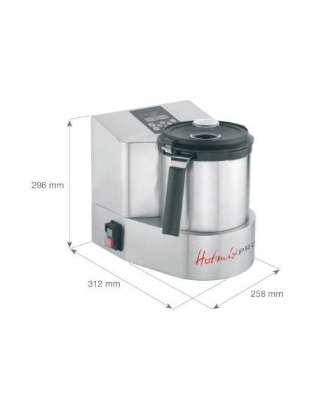 Cutter con sistema di cottura - Capacità  litri 2 - Temperatura +24°/+190°C - cm 25.8 x 31.2 x 29.6 h