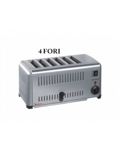 Toaster - Capacity 4 slices - Crumb tray - cm 30 x 21 x...